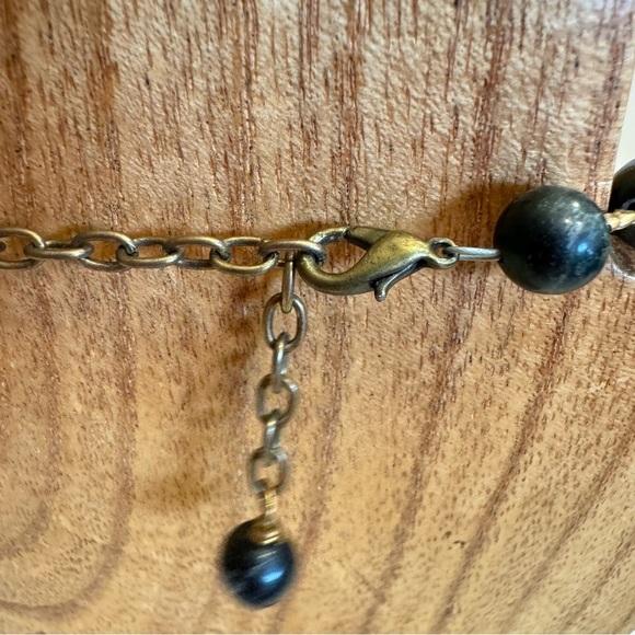 Stunning Natural Kambaba Jasper Gemstone Necklace Vintage Beaded Statement RARE - Picture 13 of 16